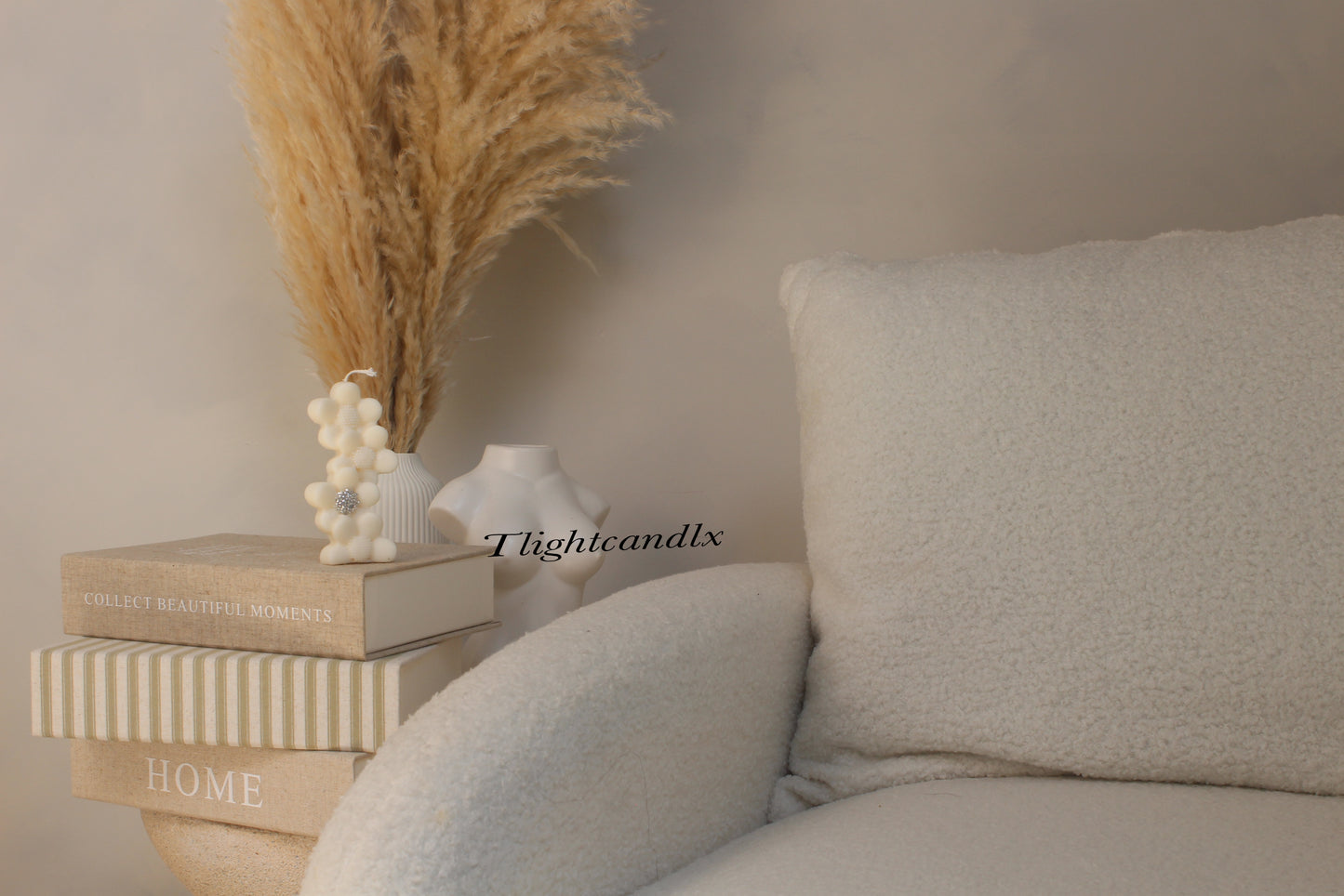 Daisy chain candle