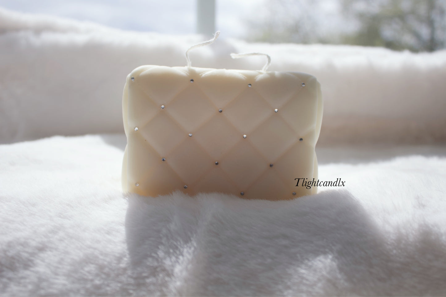 Sparkle bag candle