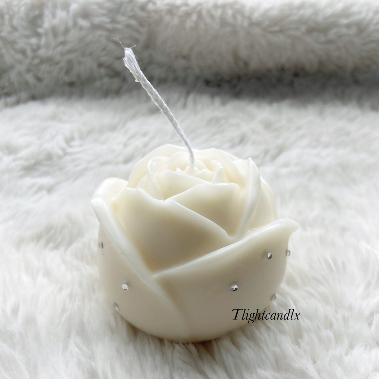 Sparkle Rose candle