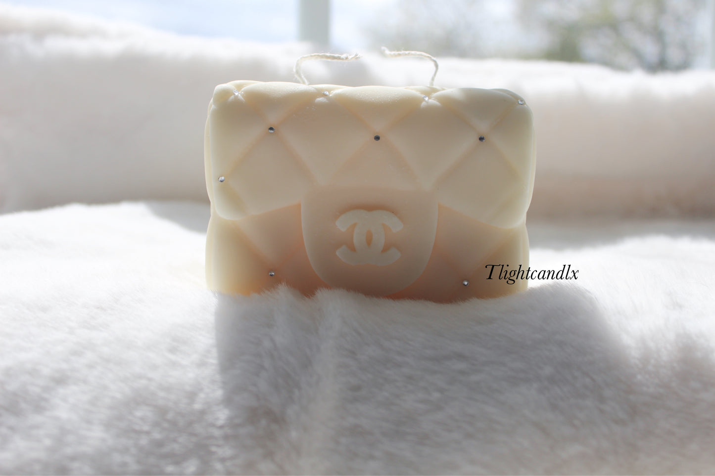 Sparkle bag candle