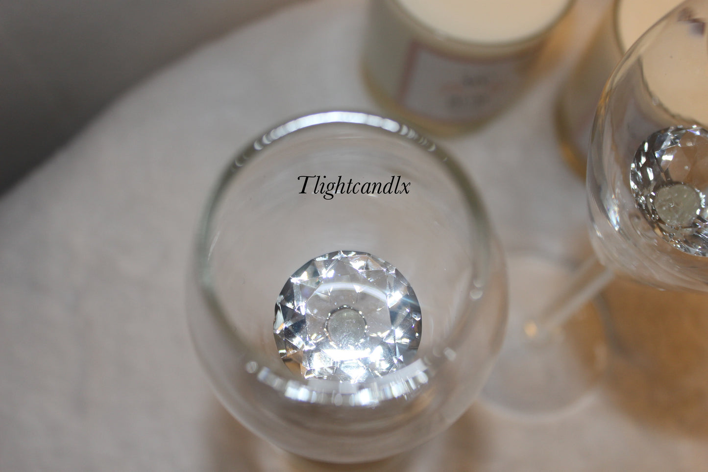 I DO champagne glass