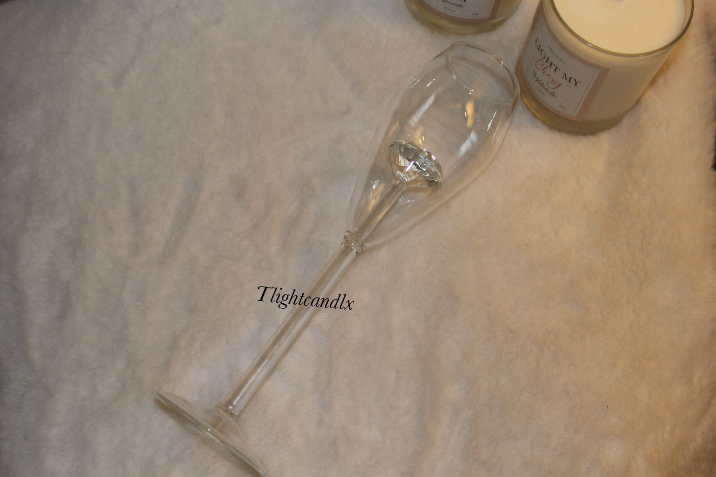 I DO champagne glass