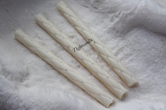 Princess pillar candle