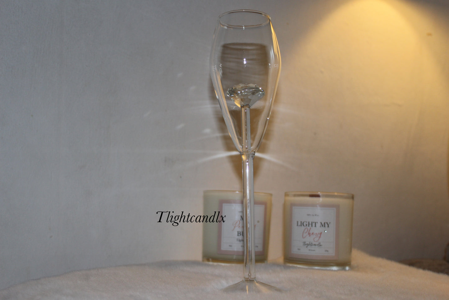 I DO champagne glass