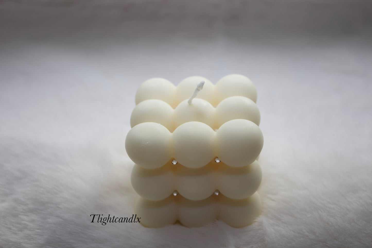 Sparkle bubble candle